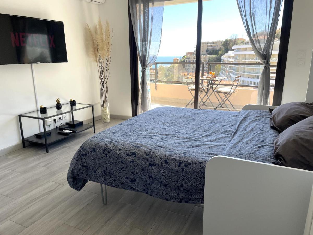 New Studio, Piscine Et Vue Mer • Proche De Monaco Beausoleil Kültér fotó